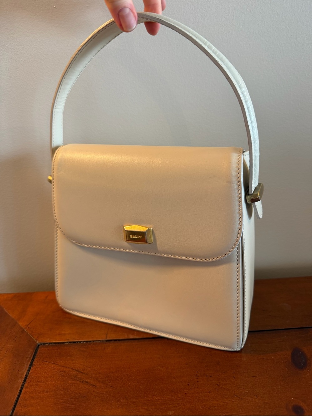 Classic Bally Bag with Gold Hardware